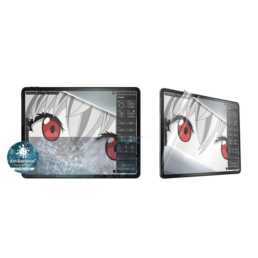 iPad Pro 12.9" (2022 / 2021 / 2020 / 2018) PanzerGlass Skärmskydd GraphicPaper - Antibakteriellt - Transparent