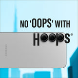 Samsung Galaxy S25 PanzerGlass Hoops - Kameraskydd - Genomskinlig / Svart