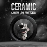 Samsung Galaxy S25 Ultra PanzerGlass Ceramic Hoops - Kameraskydd - Genomskinlig / Svart