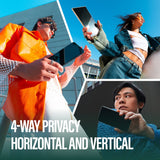 Samsung Galaxy S25 PanzerGlass Eco Matrix 4-Way Privacy Skärmskydd Ultra Wide Fit - Aligner Kit - Platinum Strength - Genomskinlig