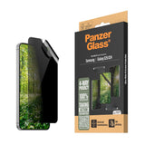 Samsung Galaxy S25 PanzerGlass Eco Matrix 4-Way Privacy Skärmskydd Ultra Wide Fit - Aligner Kit - Platinum Strength - Genomskinlig