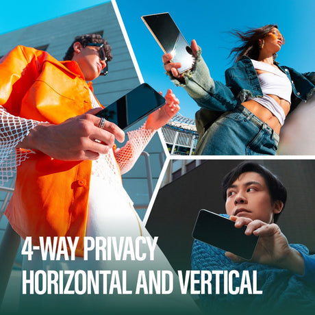 Samsung Galaxy S25 Ultra PanzerGlass Eco Matrix 4-Way Privacy Skärmskydd Ultra Wide Fit - Aligner Kit - Platinum Strength - Genomskinlig
