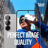 Samsung Galaxy S25 PanzerGlass PicturePerfect - Kameraskydd - Platinum Strength - Genomskinlig / Svart