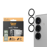 Samsung Galaxy S25 PanzerGlass PicturePerfect - Kameraskydd - Platinum Strength - Genomskinlig / Svart