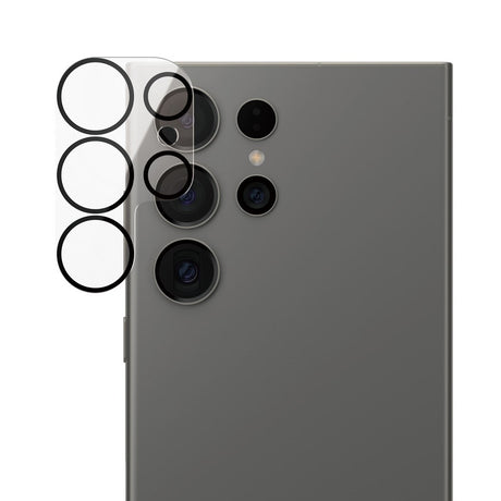 Samsung Galaxy S25 Ultra PanzerGlass PicturePerfect - Kameraskydd - Platinum Strength - Genomskinlig / Svart