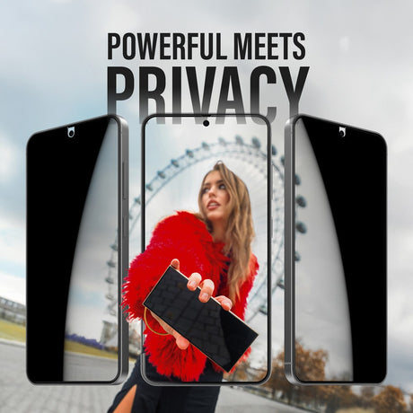 PanzerGlass Samsung Galaxy S25 - Ultra-Wide Fit Skärmskyddsglas - Privacy Funktion - Genomskinlig