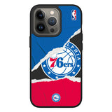 iPhone 13 Pro RhinoShield SolidSuit Tåligt NBA Skal med Philadelphia 76ers - Sweat and Tears