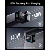 Anker 737 GaN Gen.2 Powerbank 24 000 mAh 18W 2x PD USB-C & 1x USB-A - Svart