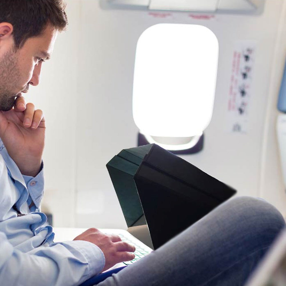 Universal Philbert Laptop Case m. Sunshade & Integrated Privacy 15-16" - Svart