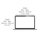 Universal 12"  / 13" / 14" Laptop Philbert Case m. Solar Shading & Integrated Privacy - Striped