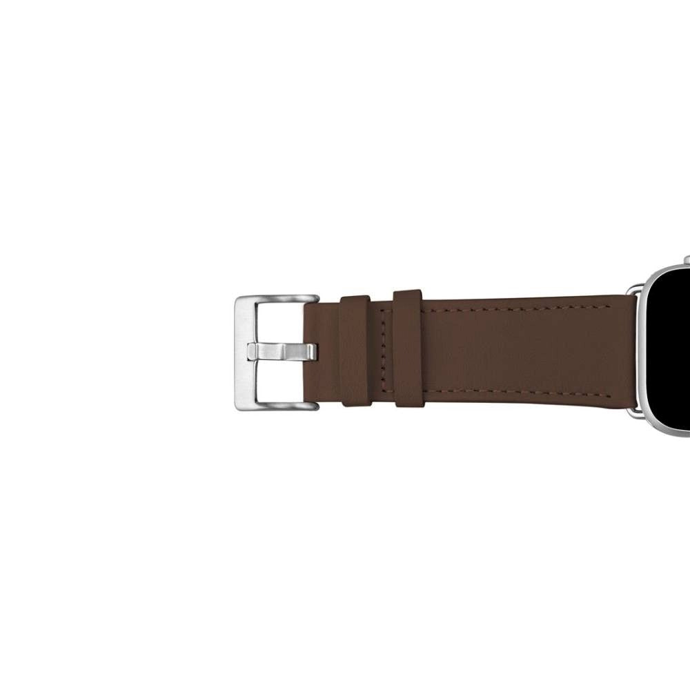 Apple Watch (38/40/SE/41/42mm) Puro E-CLASSIC Konstläder Rem - Brun