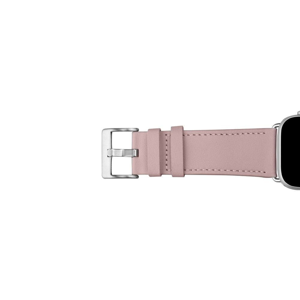 Apple Watch (38/40/SE/41/42mm) Puro E-CLASSIC Konstläder Rem - Rosa