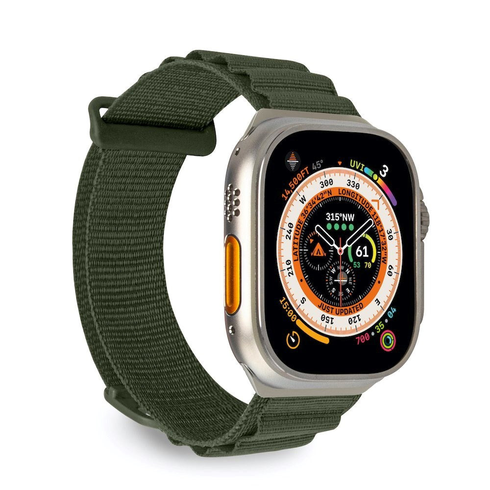 Apple Watch (42/44/SE/45/46/49mm) Puro EXTREME Rem - Mörkgrön