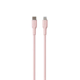 PURO Soft USB-C till Lightning Kabel 1.5m - Rosa