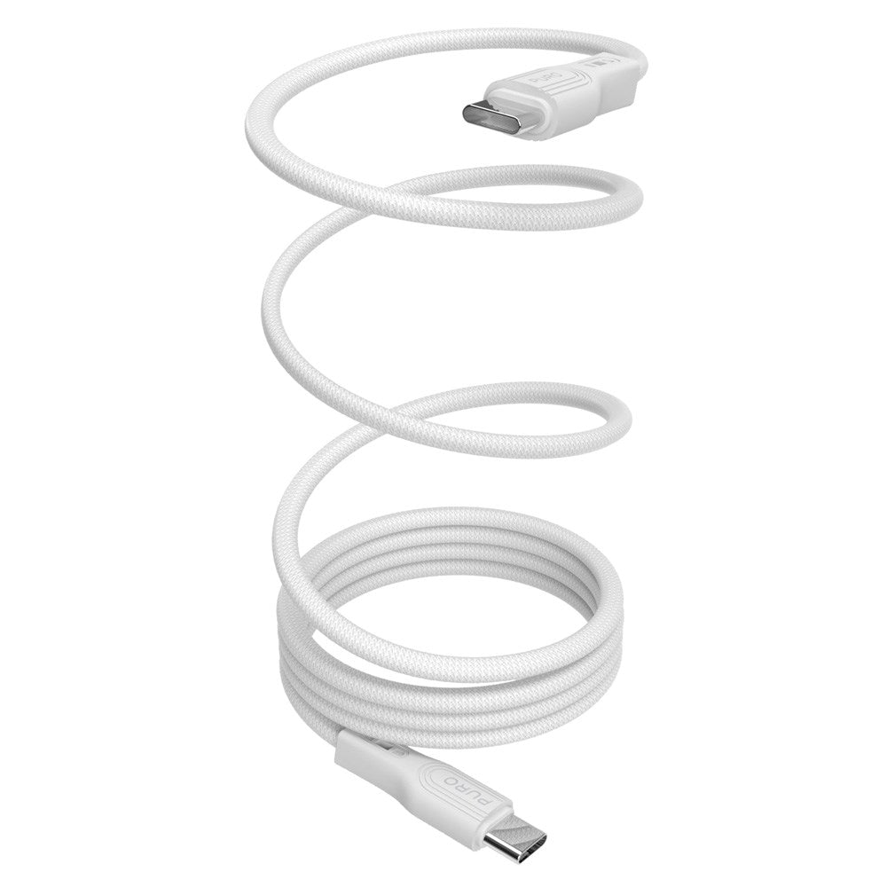 Puro Flätad USB-C till USB-C Kabel – 2m, 60W och 480Mbps