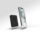 Puro Mini Power Mag 15W Magnetisk Powerbank 4200 mAh med USB-C Kontakt - MagSafe Kompatibel - Svart