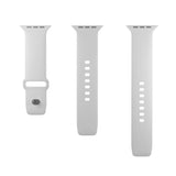 Apple Watch (42/44/SE/45/46/49mm) Puro ICON Silikon Rem - Grön