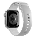 Apple Watch (42/44/SE/45/46/49mm) Puro ICON Silikon Rem - Vit