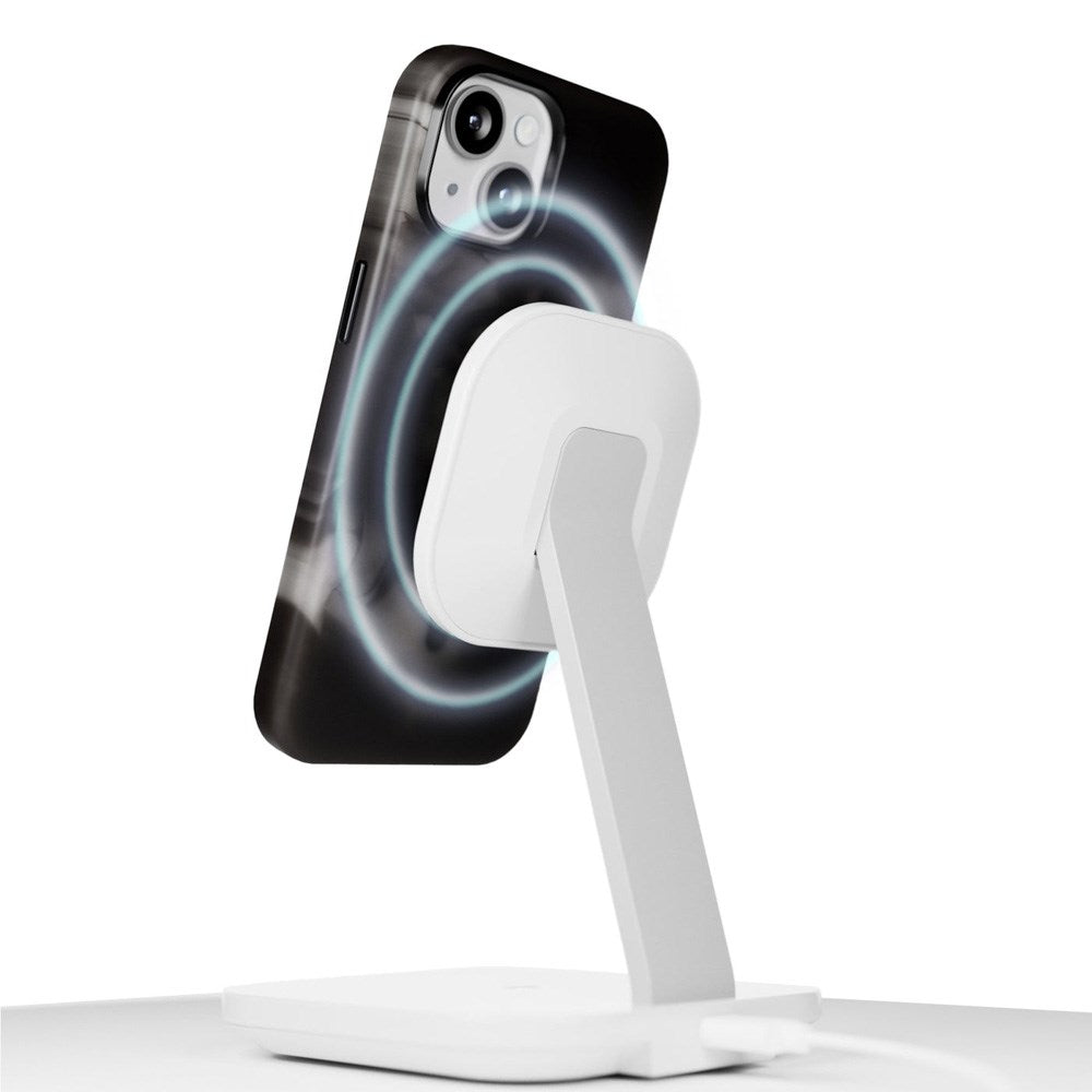 iPhone 15 Puro AQUA Flexibelt Plast Skal - MagSafe Kompatibelt - Svart