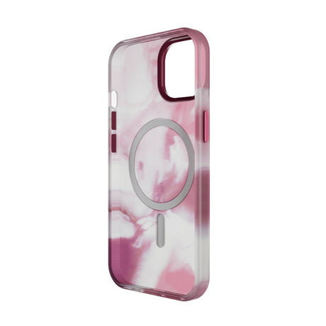 iPhone 15 Puro AQUA Flexibelt Plast Skal - MagSafe Kompatibelt - Rosa