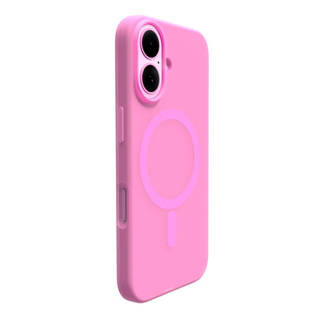 PURO DAYLIGHT Gradient MagSafe Silikon Skal - iPhone 16 - Genomskinlig/Rosa