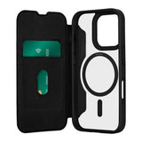 iPhone 16 Pro Max - Puro Booklet Flip Fodral - MagSafe Kompatibel - Svart