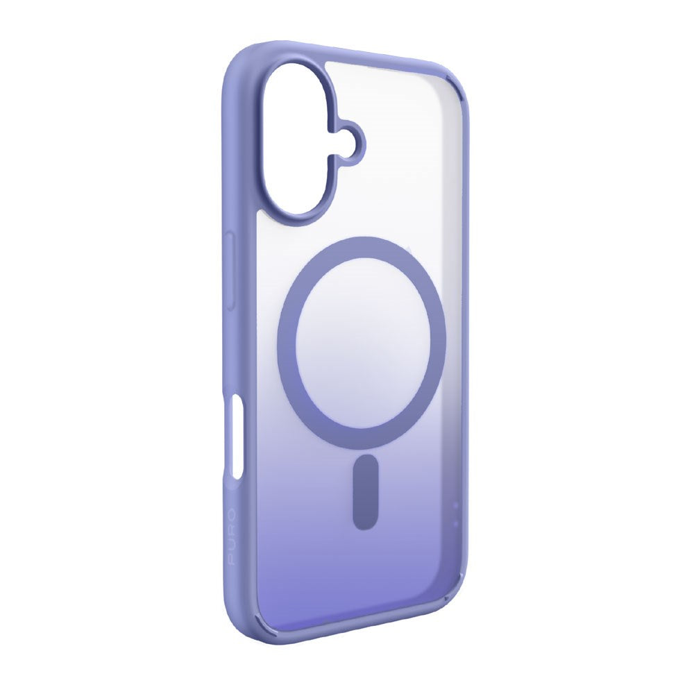 iPhone 17 PURO GRADIENT Skal - MagSafe Kompatibel - Genomskinlig / Lila