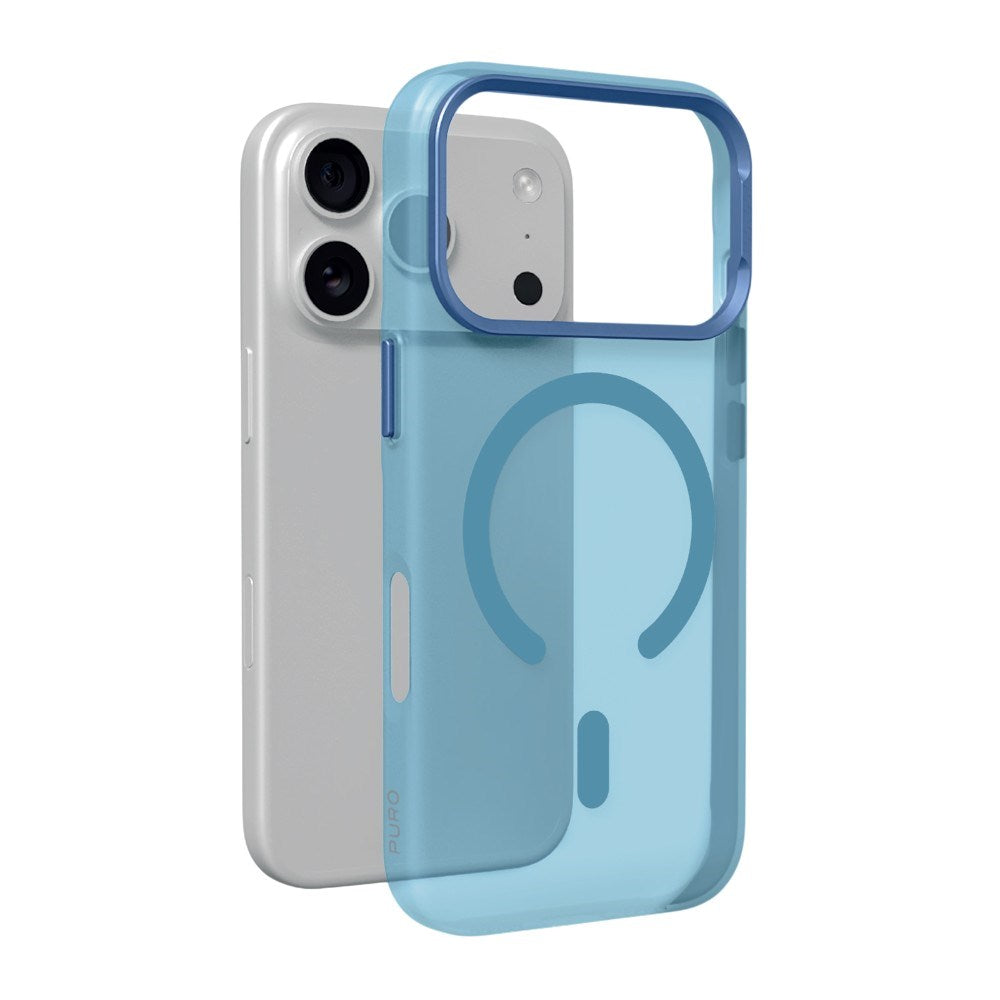 iPhone 18 Pro PURO LIGHTFEEL Skal - MagSafe Kompatibel - Ljusblå