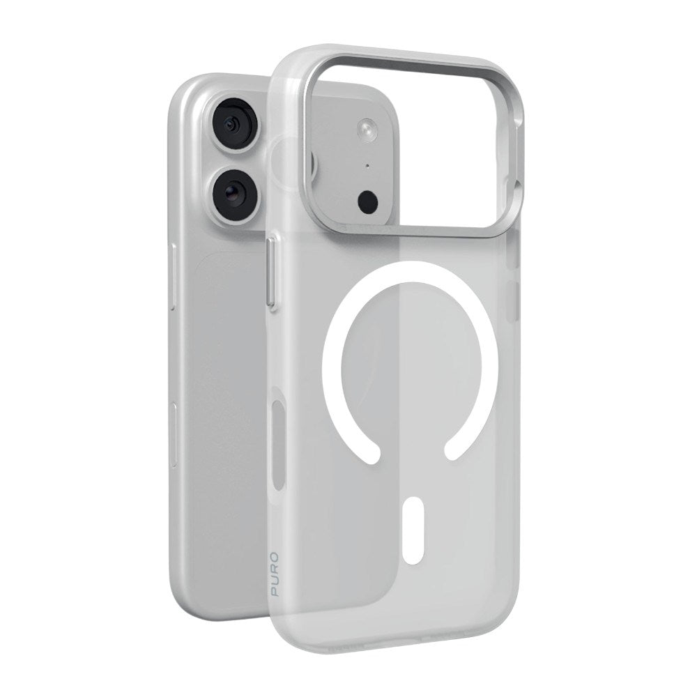 iPhone 18 Pro PURO LIGHTFEEL Skal - MagSafe Kompatibel - Vit