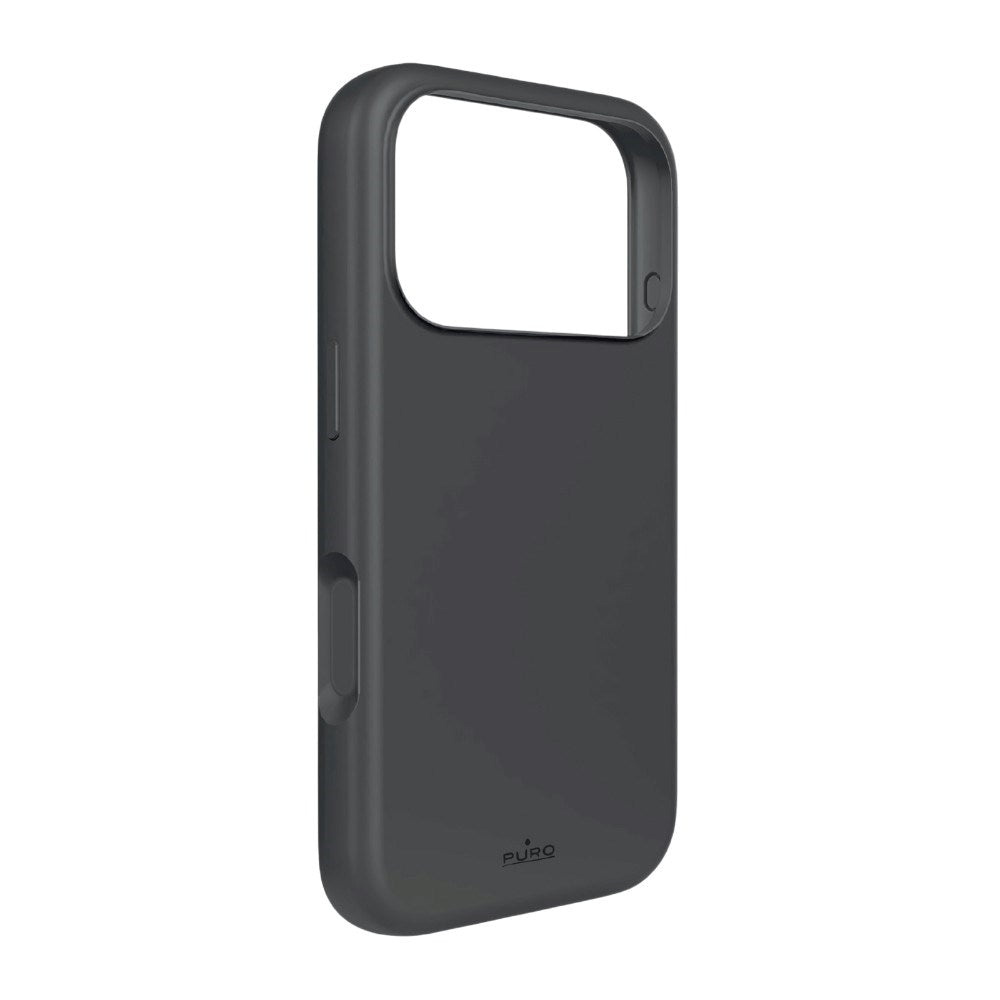 iPhone 18 Pro PURO ICON MAG Silikon Skal - MagSafe Kompatibel - Svart