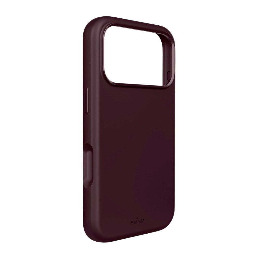 iPhone 18 Pro PURO ICON MAG PRO Silikon Skal - MagSafe Kompatibel - Bordeaux