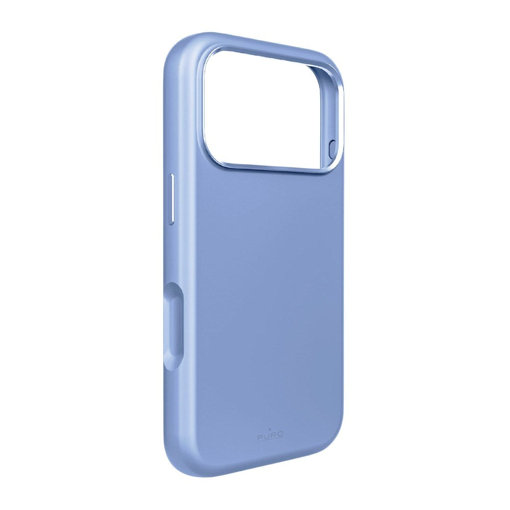 iPhone 18 Pro Max PURO ICON MAG PRO Silikon Skal - MagSafe Kompatibel - Ljusblå