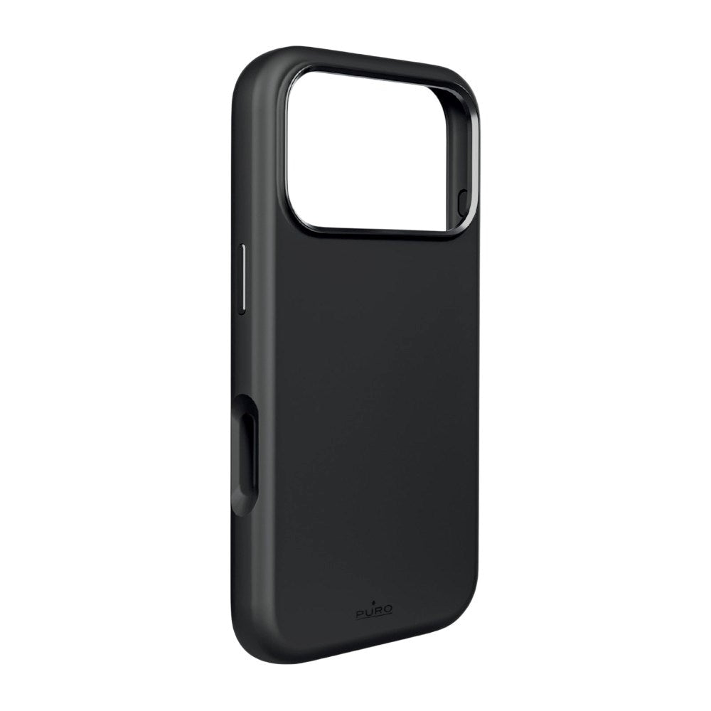 iPhone 18 Pro Max PURO ICON MAG PRO Silikon Skal - MagSafe Kompatibel - Svart