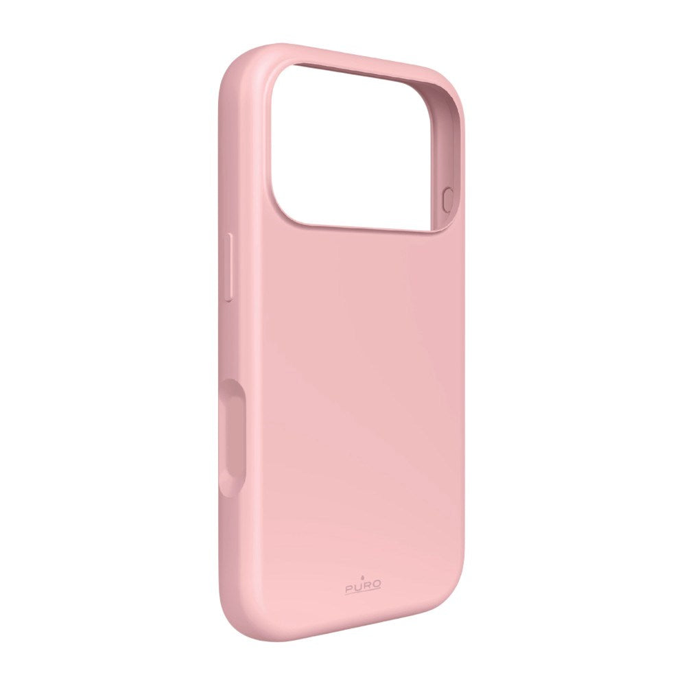 iPhone 18 Pro Max PURO ICON MAG Silikon Skal - MagSafe Kompatibel - Rosa