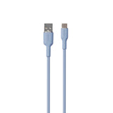 PURO Soft USB-A till USB-C Kabel 1.5m - Blå