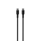 PURO Soft USB-C till USB-C Kabel 1.5m - Svart