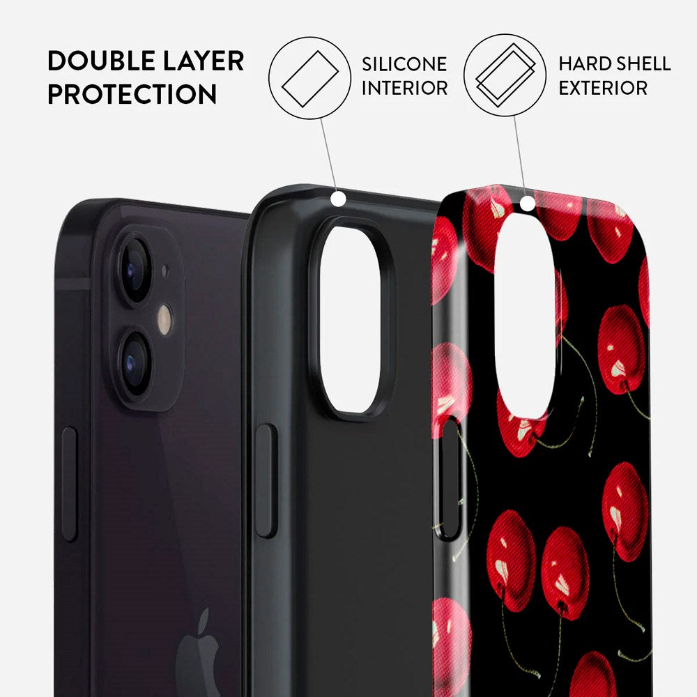 iPhone 12 / 12 Pro Burga Tough Fashion Skal - Cherrybomb