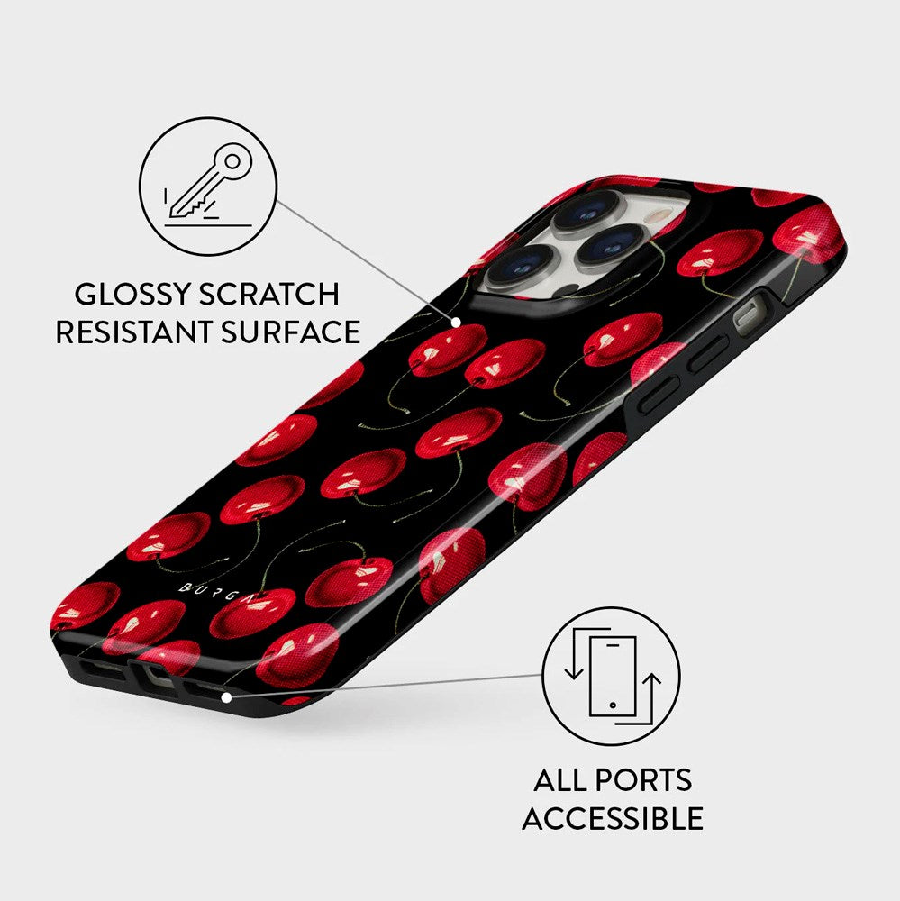 iPhone 13 Pro Burga Tough Fashion Skal - Cherrybomb