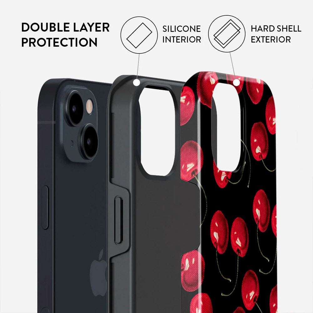 iPhone 14 Burga Tough Fashion Skal - Cherrybomb