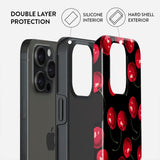 iPhone 15 Pro Burga Tough Fashion Skal - Cherrybomb