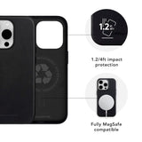 dbramante1928 iPhone 15 Pro Roskilde Skal - 100 % Återvunnen Plast - MagSafe-Kompatibel - Black