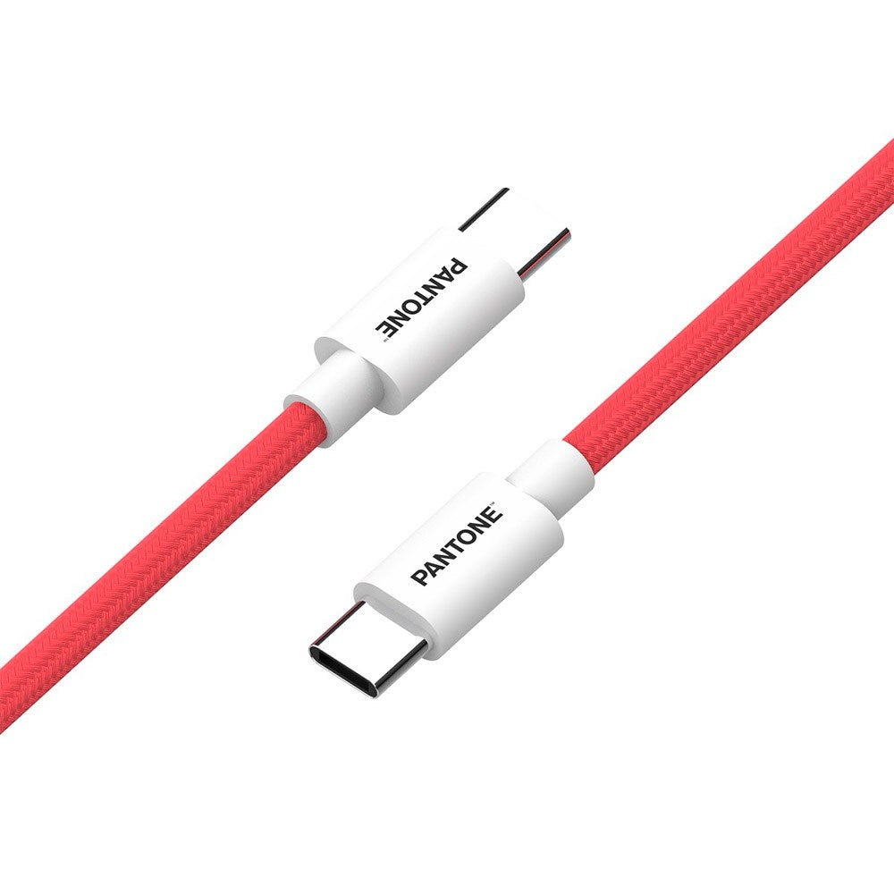 Pantone 60W PD USB-C till USB-C Kabel - 1,5 meter - Pink