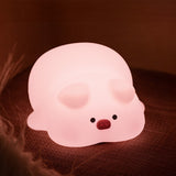 Forever Light Silikon Nattlampa LED - Sleepy Pig