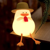 Forever Light Silikon Nattlampa LED - Summer Duck