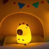 Forever Light Silikon Nattlampa LED - Friendly Capybara