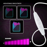 Forever Light LED Neon Ljus Spegel - "Love Yourself"