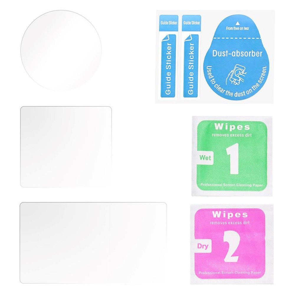 TELESIN DJI Osmo Action 3 / 4 Härdat Glas Skärmskydd - Genomskinlig