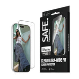 iPhone 18 Pro / 17 Pro SAFE by PanzerGlass Ultra-Wide Fit Skärmskyddsglas med EasyAligner - Genomskinlig