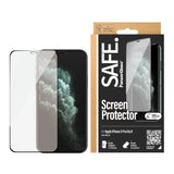 SAFE by PanzerGlass Edge-to-Edge Fit Skärmskydd - iPhone X/XS/11 Pro - Genomskinlig/Svart Kant