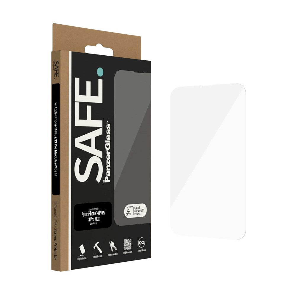 SAFE by PanzerGlass™️ iPhone 14 Plus/13 Pro Max Skärmskydd - Ultra Wide Fit - Transparent